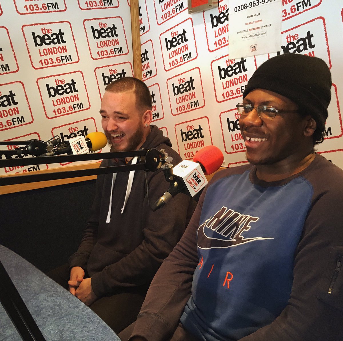 Poetic_Unity's tweet photo. Earlier today some of our team went on @travisjayent & @canniix show on @TheBeat1036fm as part of our tour 🙌 #PoeticUnityRadioTour #Date15 https://t.co/eDMp7YZrMP