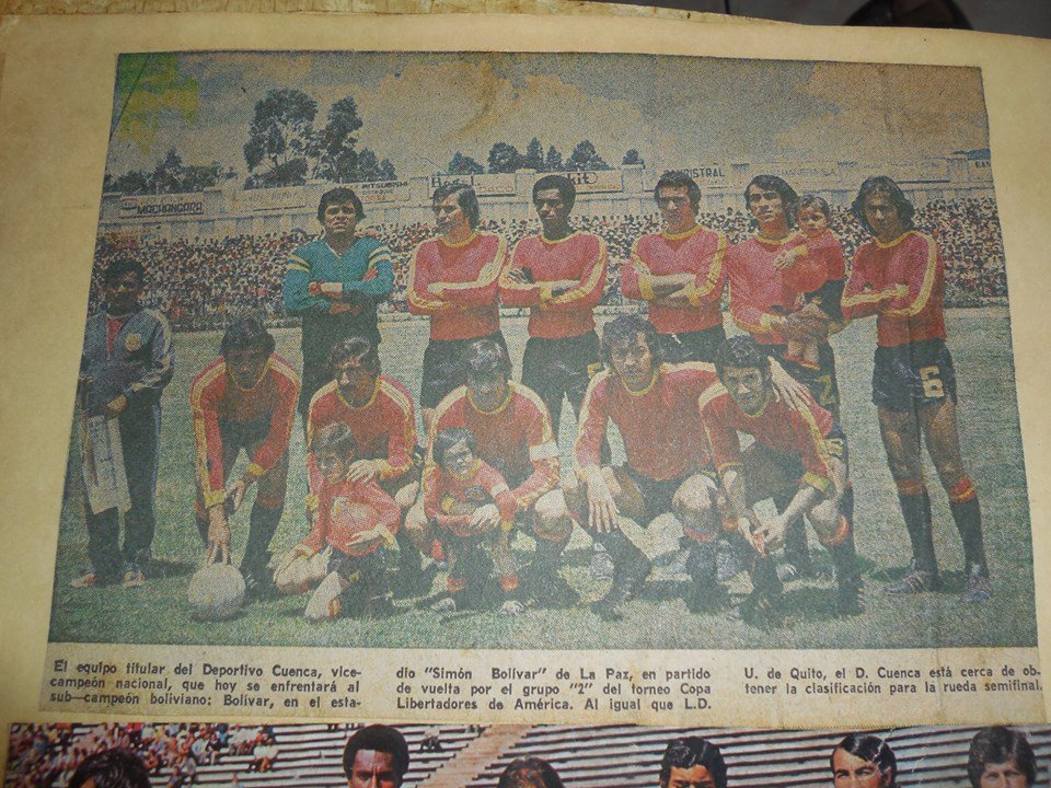 Antonio Ubilla On Twitter Deportivo Cuenca 1976