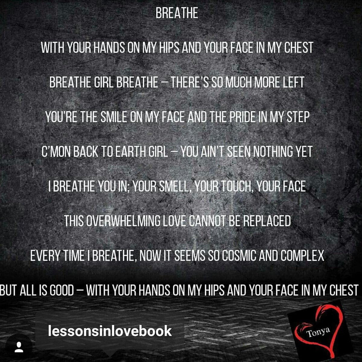 LessonsLoveBook's tweet image. A FAN FAVORITE has been Breathe. Have you ordered your copy?Click the link in the bio 👆 &amp;amp; enjoy!#LessonsInLoveBook #fan #love #poetry #book