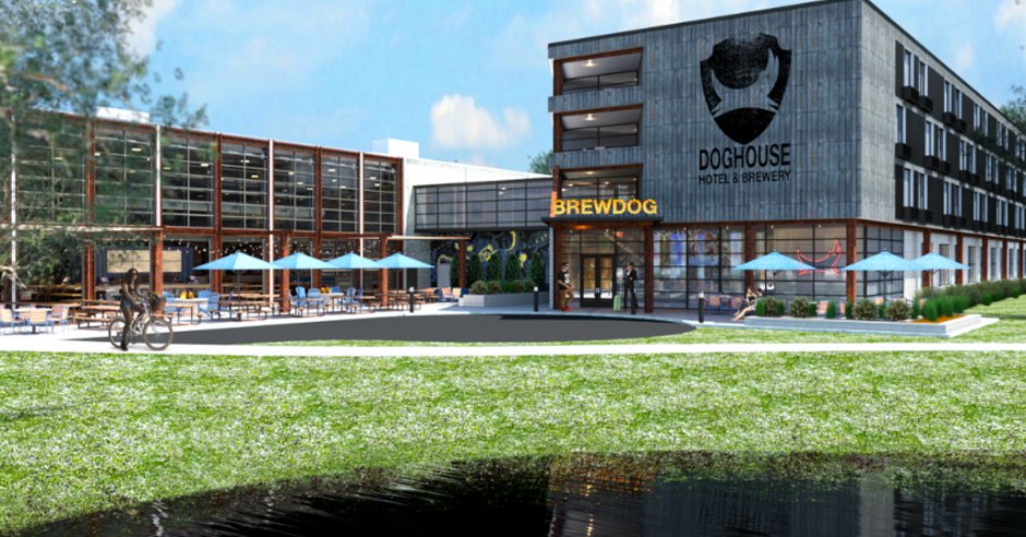 ladbible's tweet photo. BrewDog is opening a £6 million hotel that serves beer on tap in your room 🍺🍻 https://t.co/6iVqlopG21 https://t.co/PIkCVrFFsc