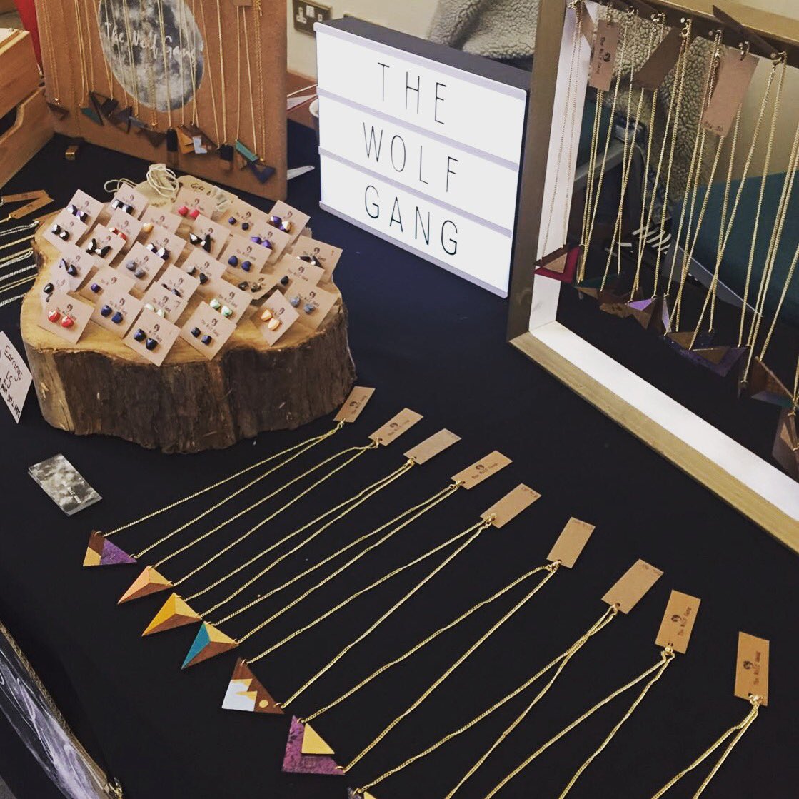 TheWolfGangShop's tweet photo. Lots of lovely stalls today at #sheffieldmakersfair 
#thewolfgangshop #handmadejewellery #sheffieldissuper #madeinsheffield https://t.co/OvOQP1Jglj