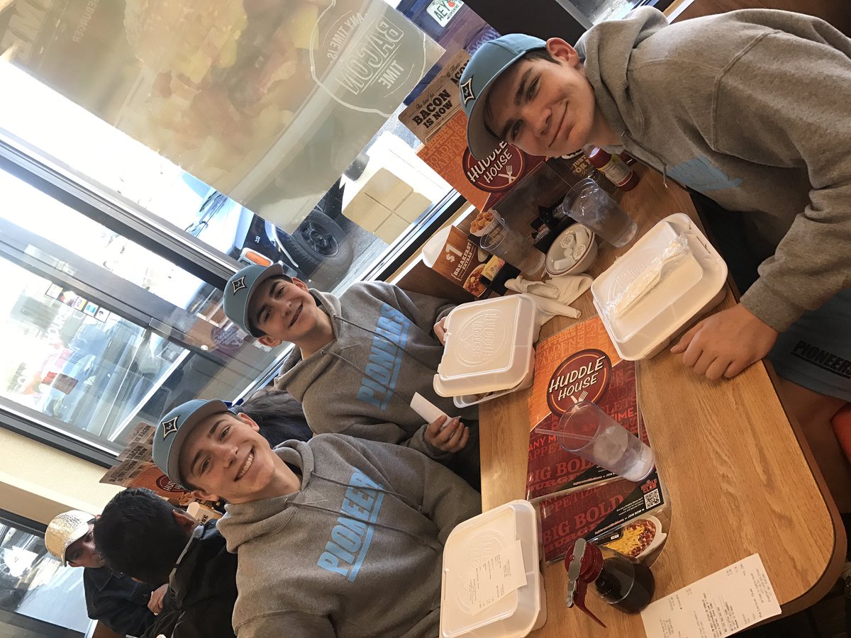 W_Baseball_'s tweet photo. Team breakfast before Jv and Varsity take on the Richmond Raiders! #Wataugabaseball https://t.co/QgNnnQSawp
