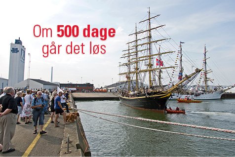 Only 500 days until the #tsr2018 fleet comes to #Esbjerg from <a href="/TallShipsSund/">TallShips Sunderland</a>. We can't wait 😀. <a href="/TallShipsRaces/">The Tall Ships Races</a>