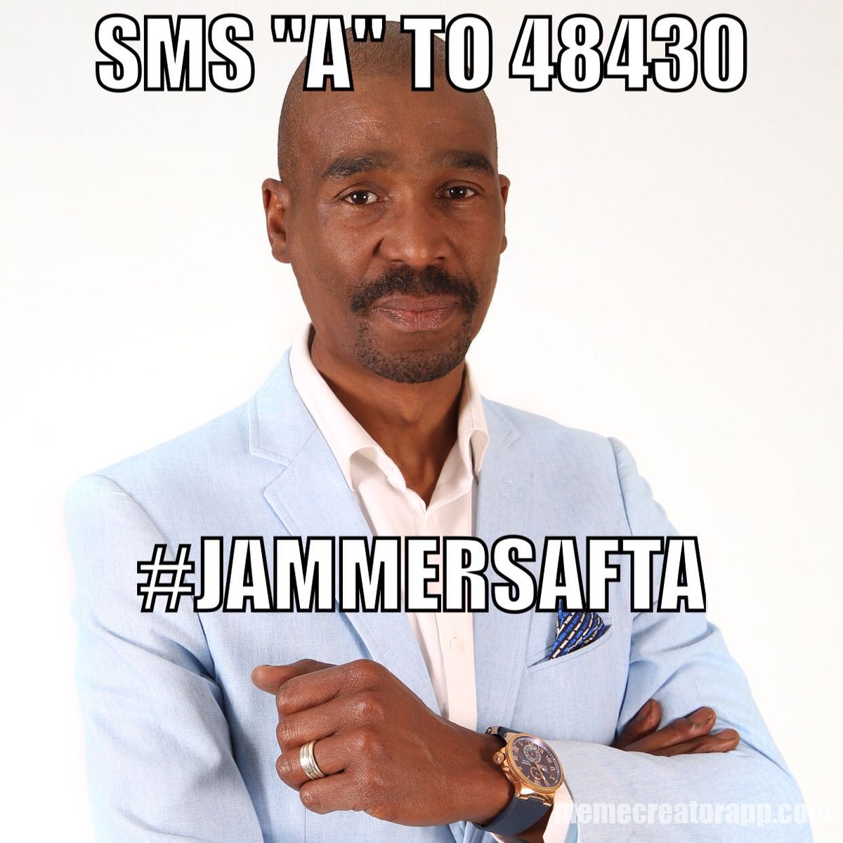 KayaOnAir's tweet image. Help add a #SAFTA onto the #TheJammer's trophy cabinet. SMS "A" to 48430. You can vote as many times as you'd like. SMS's charged at R1.50.