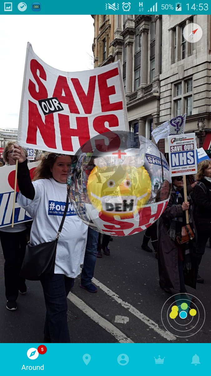 tw33tDEM's tweet photo. #OurNHS #AugmentedReality @Tracestheapp #popDEM https://t.co/Enj6LBlMvi