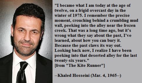 Happy birthday, Khaled Hosseini! 