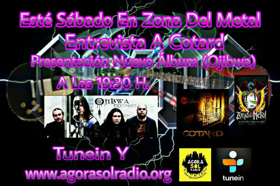 Cotardmetal's tweet photo. En un rato no tendreis con el amigo Patricio Japón en su programa @zonadelmetal 
Podéis escucharnos en https://t.co/rZxCRivTa7 https://t.co/kxanAB8s87