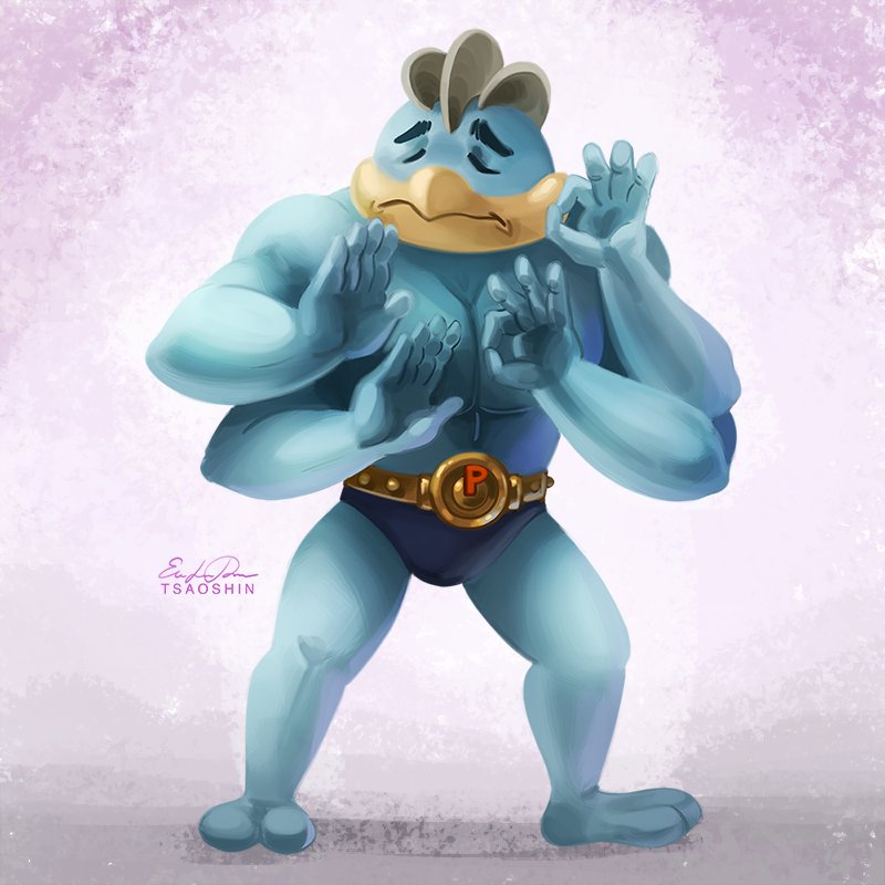 MuscledChop's tweet image. This is most likely going to be me when I evolve into a Machamp.