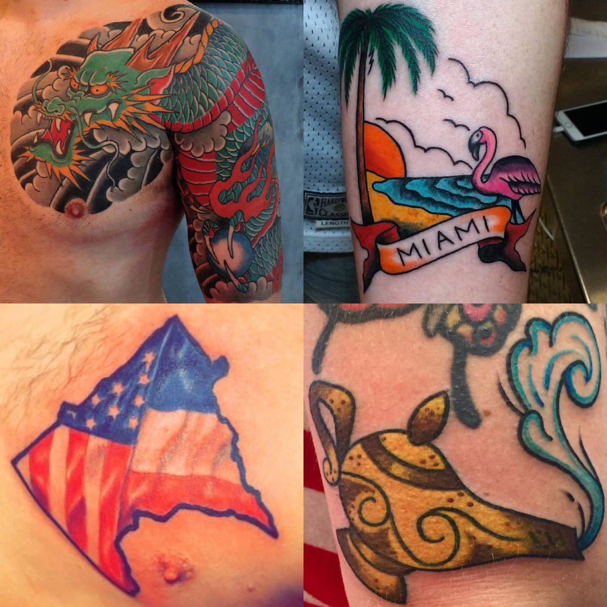 TattoosByLou's tweet photo. #DanielGarcia, #RodrigoRushka, #BrianLanier @bjtattoos, &amp; #MrPerks #TattoosByLouSouthBeach 231 14th St 305.532.7300 https://t.co/gstJElXE8O https://t.co/kqrkueB3pC