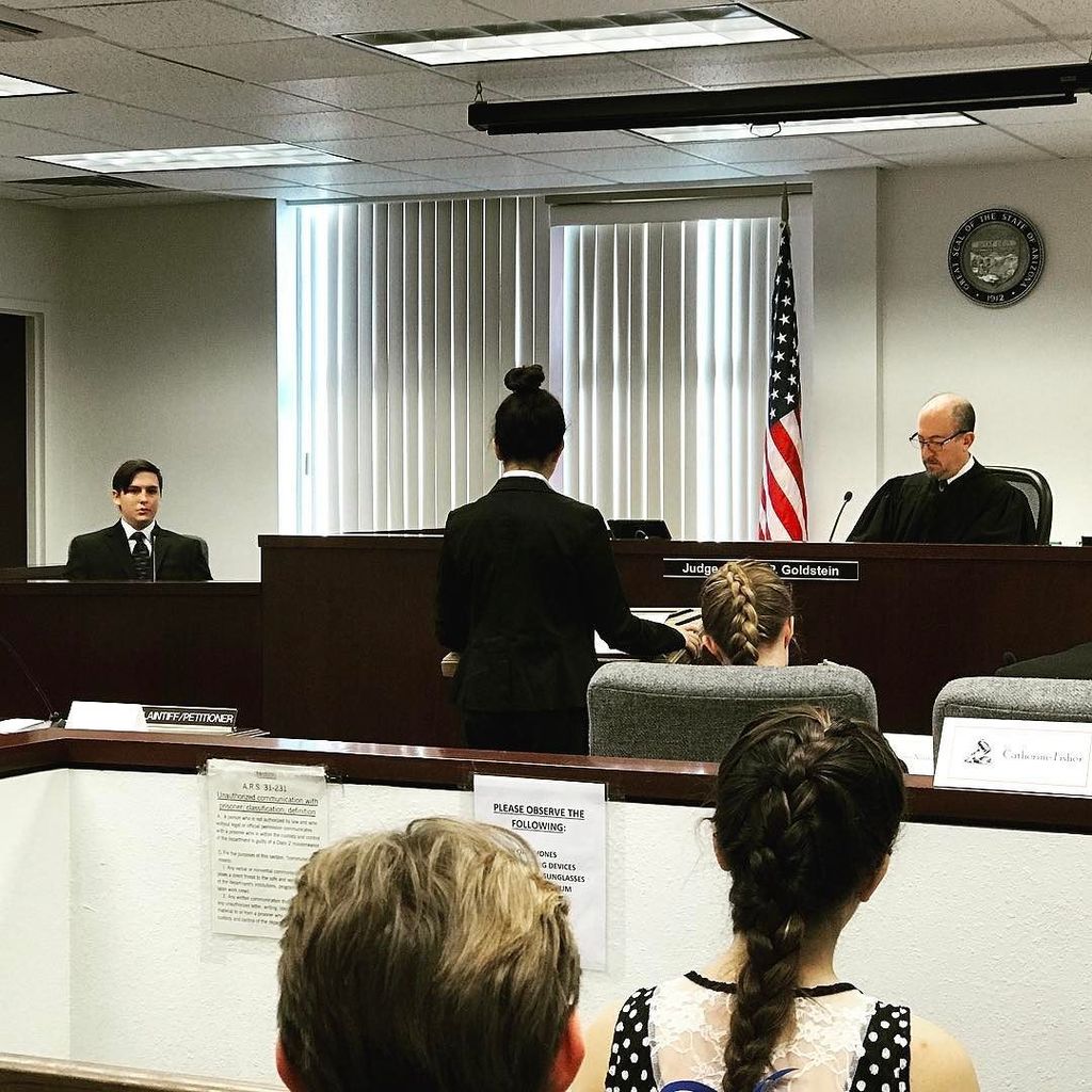 PrescotteNewsAZ's tweet photo. Witness testimony before Judge Joseph Goldstein at the Az HS Mock Trial. #eNewsAZNow https://t.co/CraFGxKqRc #eNew… https://t.co/pfVGP1XjxG