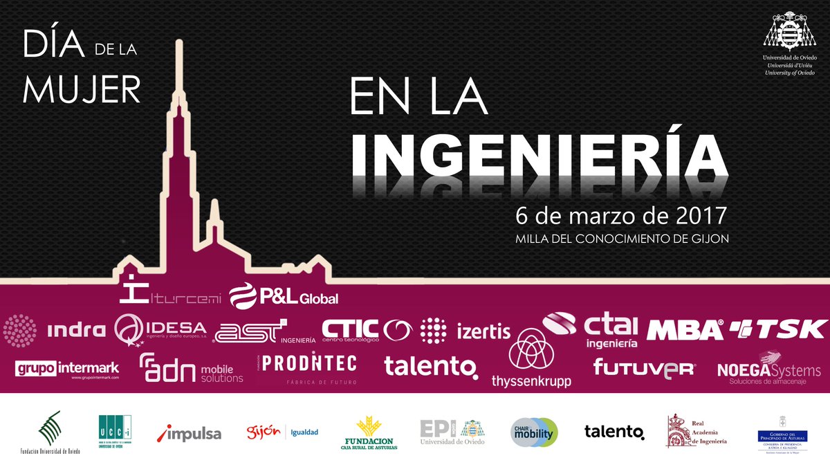 epigijon's tweet photo. "Día de la Mujer en la Ingeniería", 6 de marzo
#GrupoTSK @futuver #CTAIIngenieria @fundacionctic #IDESA @PLGlobal1 @IZERTIS #GrupoINTERMARK https://t.co/GUHOuNtJeT