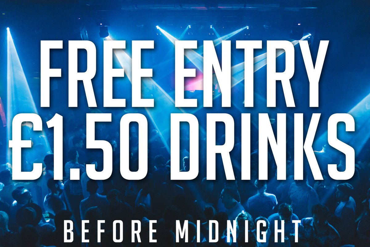 GorgeousWTON's tweet photo. Wolverhamptons biggest Saturday night just got even better. FREE ENTRY &amp; £1.50 DRINKS BEFORE MIDNIGHT https://t.co/e90400ZfAs
