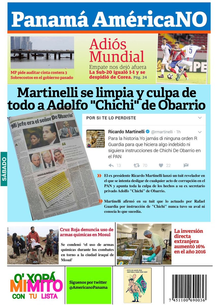 DiarioBolsillo's tweet photo. #PortadaPA Así como con negocios y coimas era "TUTTO CON RICA" así es con su gente. Mr. Culillo sólo vela por él y se limpia con los demás https://t.co/L86yIzoIlc