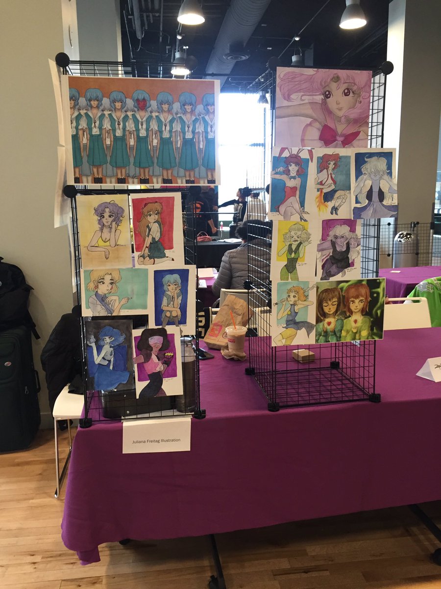 Juliana_Egg's tweet photo. HELLO #ColumCon !!! ill be at table D8 all day today AND tomorrow. Lot of brand new prints are for sale; be sure to stop by !!! https://t.co/5AQPh13FZb
