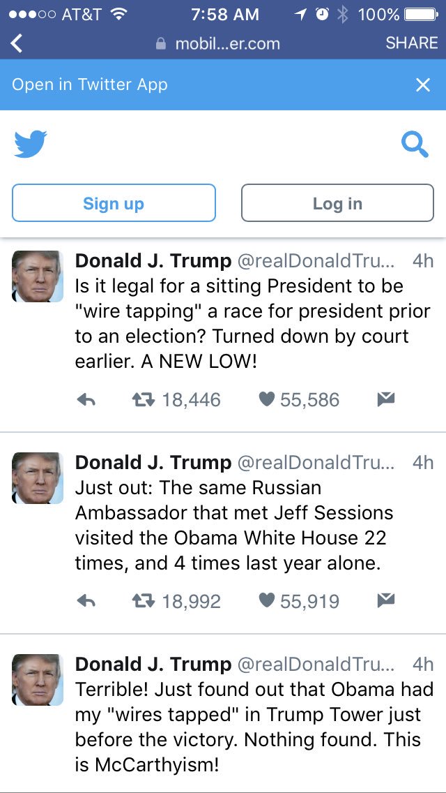 GoldenStateHaze's tweet photo. .@Instacart, when you send that #tinfoil to 1600 Pennsylvania, can u have a psychologist deliver it? #Trump #Wiretap #ThisManNeedsHelp https://t.co/3E7UOlZ5aS
