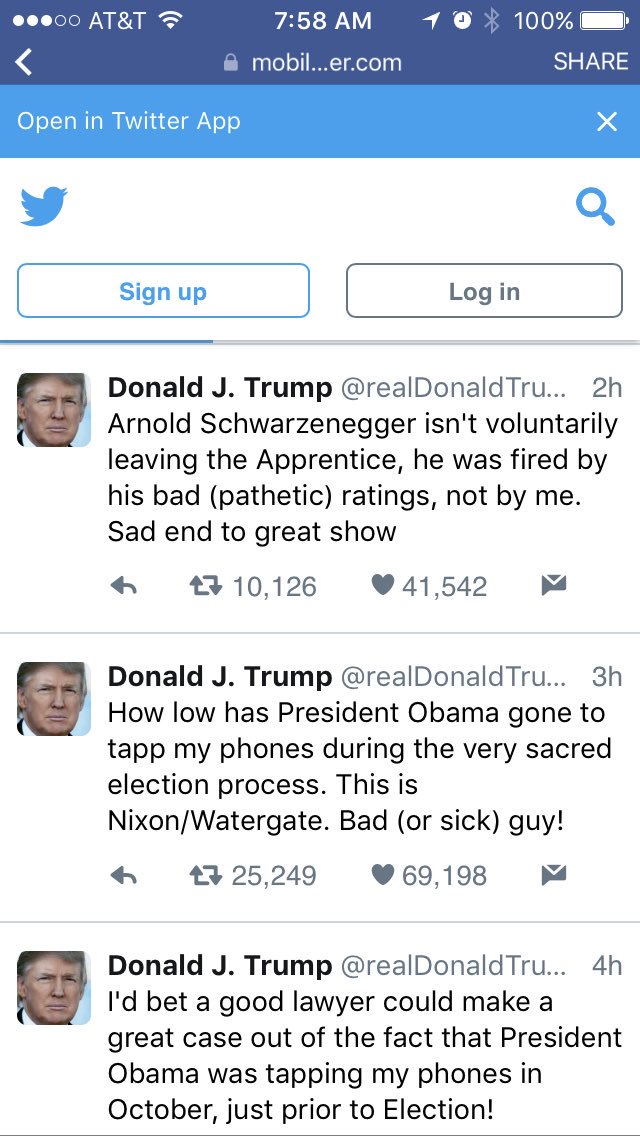 GoldenStateHaze's tweet photo. .@Instacart, when you send that #tinfoil to 1600 Pennsylvania, can u have a psychologist deliver it? #Trump #Wiretap #ThisManNeedsHelp https://t.co/3E7UOlZ5aS