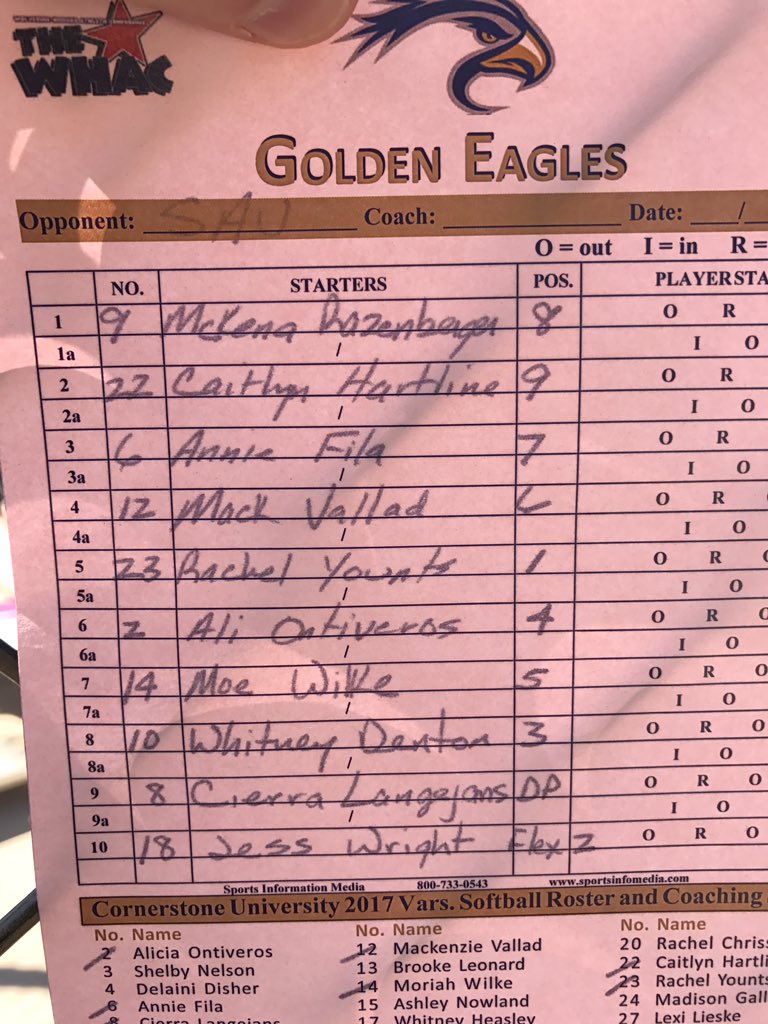 Cornerstone_SB's tweet photo. G2 starters! 

@Ken_Raz9 
@CaitlynHartline 
Fila
@kenzie_dough 
@rachel_younts 
@AL1C1A_ONT1 
@moriah_wilke 
@Whitlegit10 
@Cierra16_Lynn https://t.co/KBICopSe41