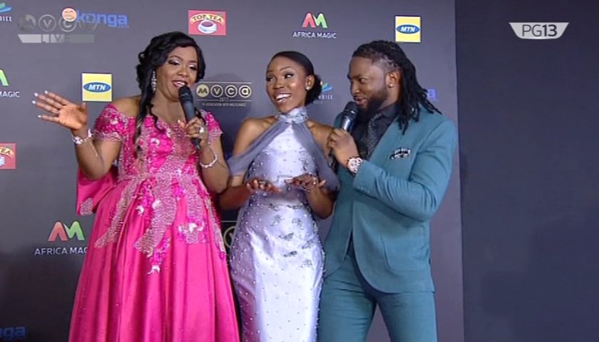 Last year Kemi ‘Lala’ Akindoju ( @lalaakindoju) won the #AMVCA2016 Trailblazer award and tonight she stuns in a purple ensemble! #AMVCA2017