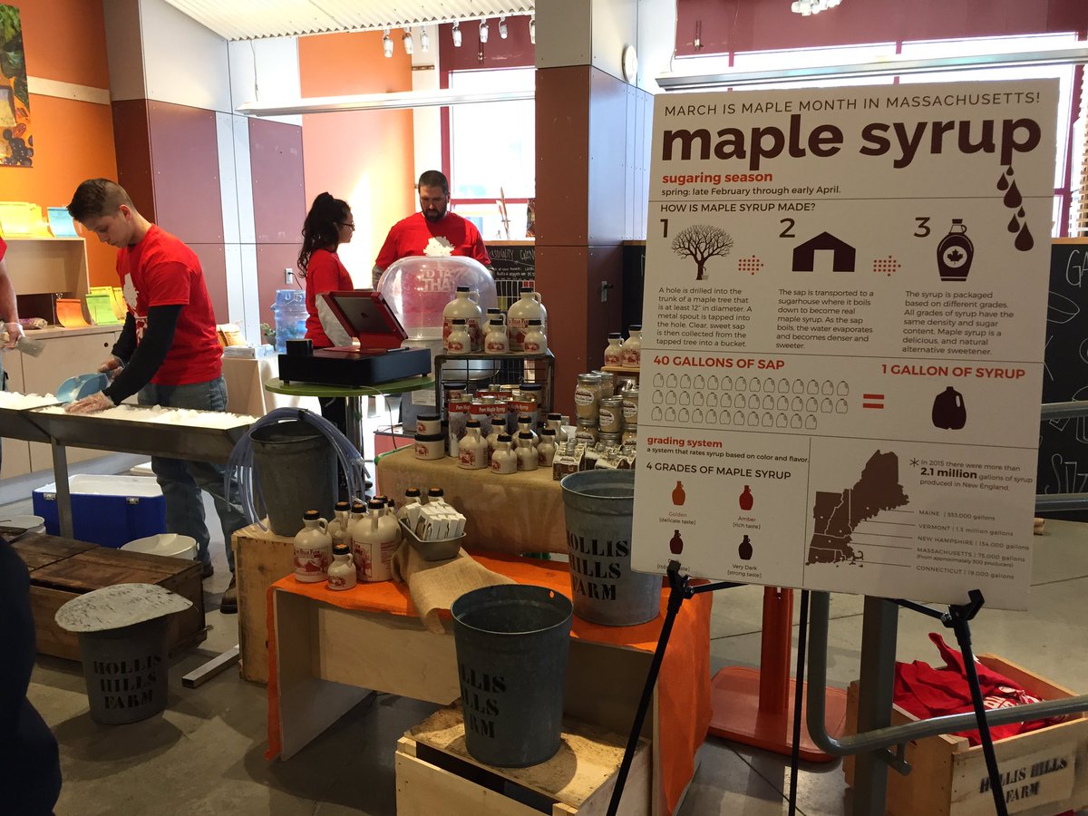 TheRedAppleFarm's tweet image. Come see what it's all about! Sugar on snow with our maple producers @hollishillsfarm starts soon! #maplesyrup #local #shoplocal