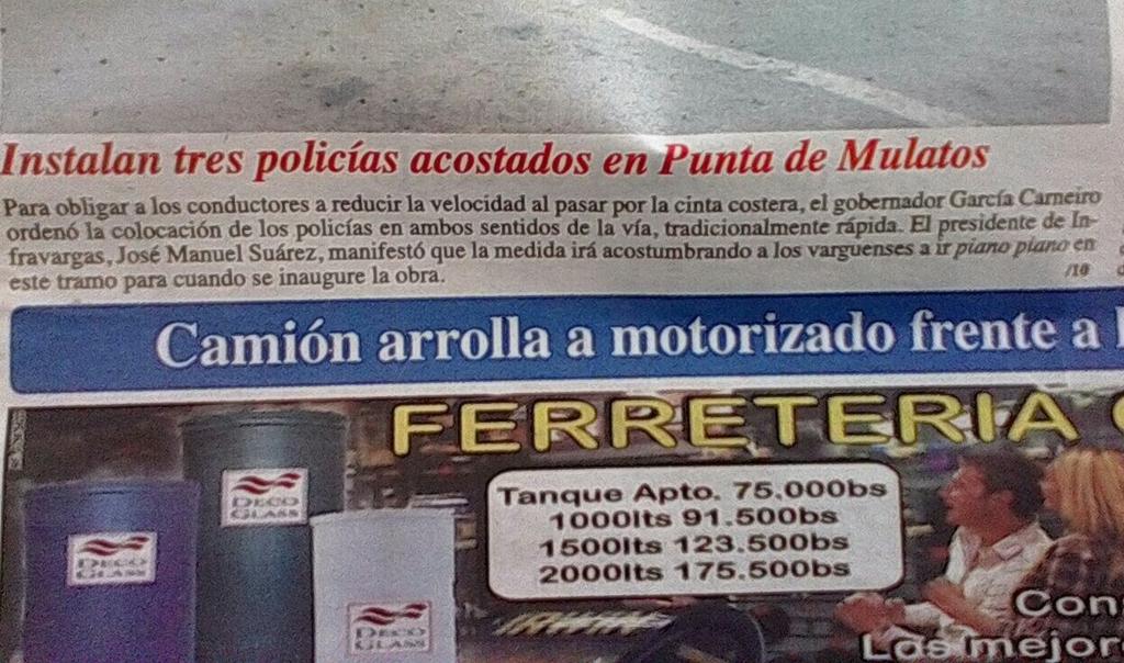 Kira (@kiraramos2) on Twitter photo Feliz día, después nos preguntamos porq no avanzamos. se llama REDUCTOR DE VELOCIDAD <a href="/LaVerdadVargas/">La Verdad Vargas</a> <a href="/trafficVARGAS/">traffic VARGAS</a> Feliz día, después nos preguntamos porq no avanzamos. se llama REDUCTOR DE VELOCIDAD <a href="/LaVerdadVargas/">La Verdad Vargas</a> <a href="/trafficVARGAS/">traffic VARGAS</a>