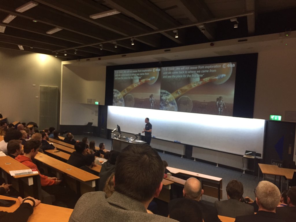 SpaceSoc's tweet image. Keynote speech time! #NSSC17