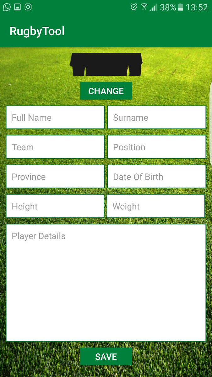 APP Add,Edit etc. page