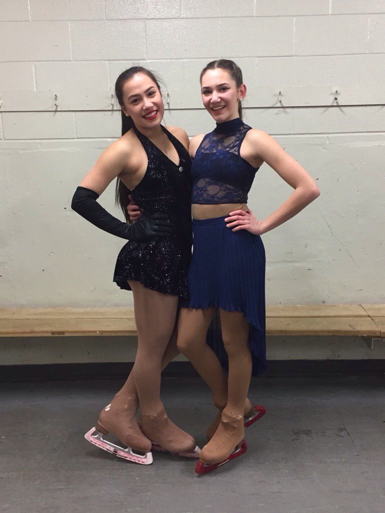 What do you get when you smash Maya and Diana together? #Mayana #tbopen @MrsFig_11 @STBFigureSkate