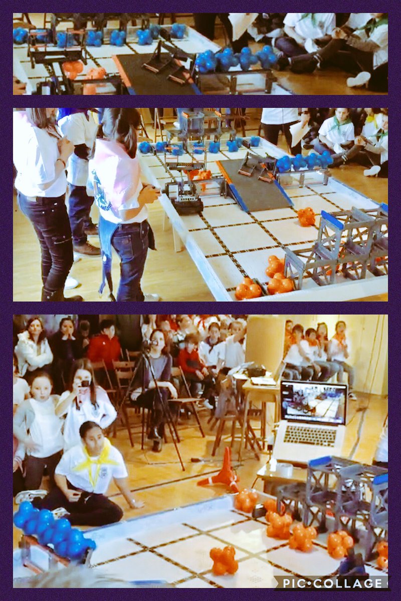 nscarmenmo's tweet photo. Los robots también protagonistas de la competición #carmenbot #roboticansc #colegiossv alianzas, autonomía, habilidad del robot... https://t.co/3Z5PEwtQVf