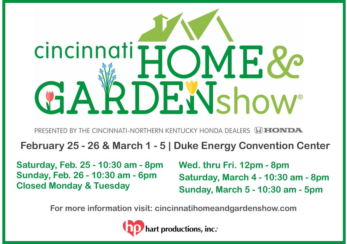 Courtne_Brass3's tweet image. Last two days to get some wonderful spring ideas at the Cincinnati Home and Garden Show!  #ColdwellBankerWestShell  #TheBrassTeam #CincyHGS
