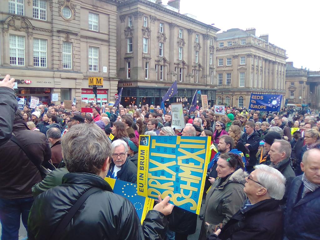 NE4EU's tweet photo. The north east really delivered today. Over 700 marched for Europe this afternoon and made it very clear that we are proud Europeans. https://t.co/3fqMMEHWOB