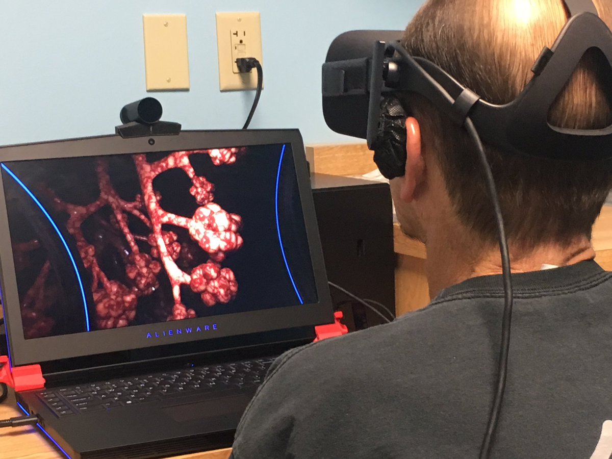 RealizedCare's tweet photo. BehaVR's first ever patient!! Smoking Cessation in VR has arrived! #OculusRift #VR #BehaVR @BioflightVR https://t.co/7yXgeolMqm