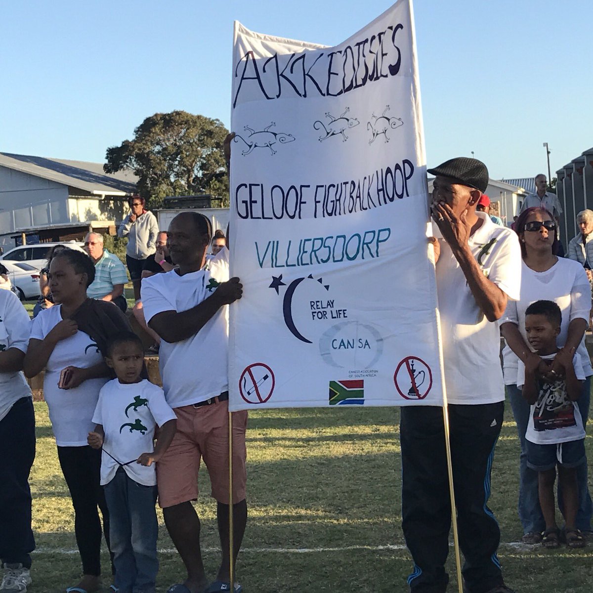 Sharing the memory and #hope of those who have battled with cancer at Cansa Relay For Life in Kleinmond. #kleinmond #cancer
