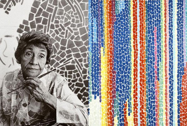 1972, Alma Thomas, first African-American woman to have a solo exhibition at Whitney museum of American Art #WomensHistoryMonth #womensart