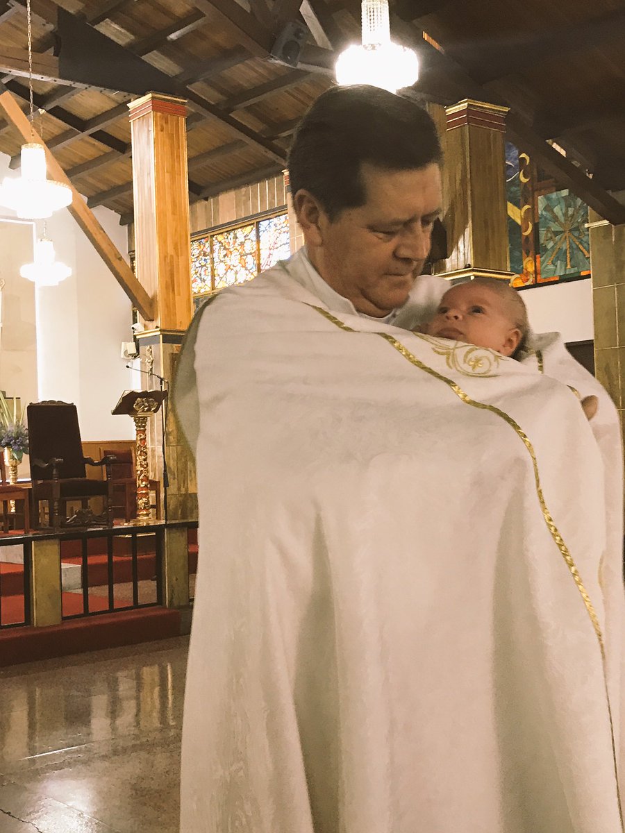 Jack_Framp's tweet photo. Big day for me today in Bogotá. Christened in the same church as my beautiful mummy @ColombianEssex &amp; with all my Calero family.❤️ https://t.co/huXnrf7hbE