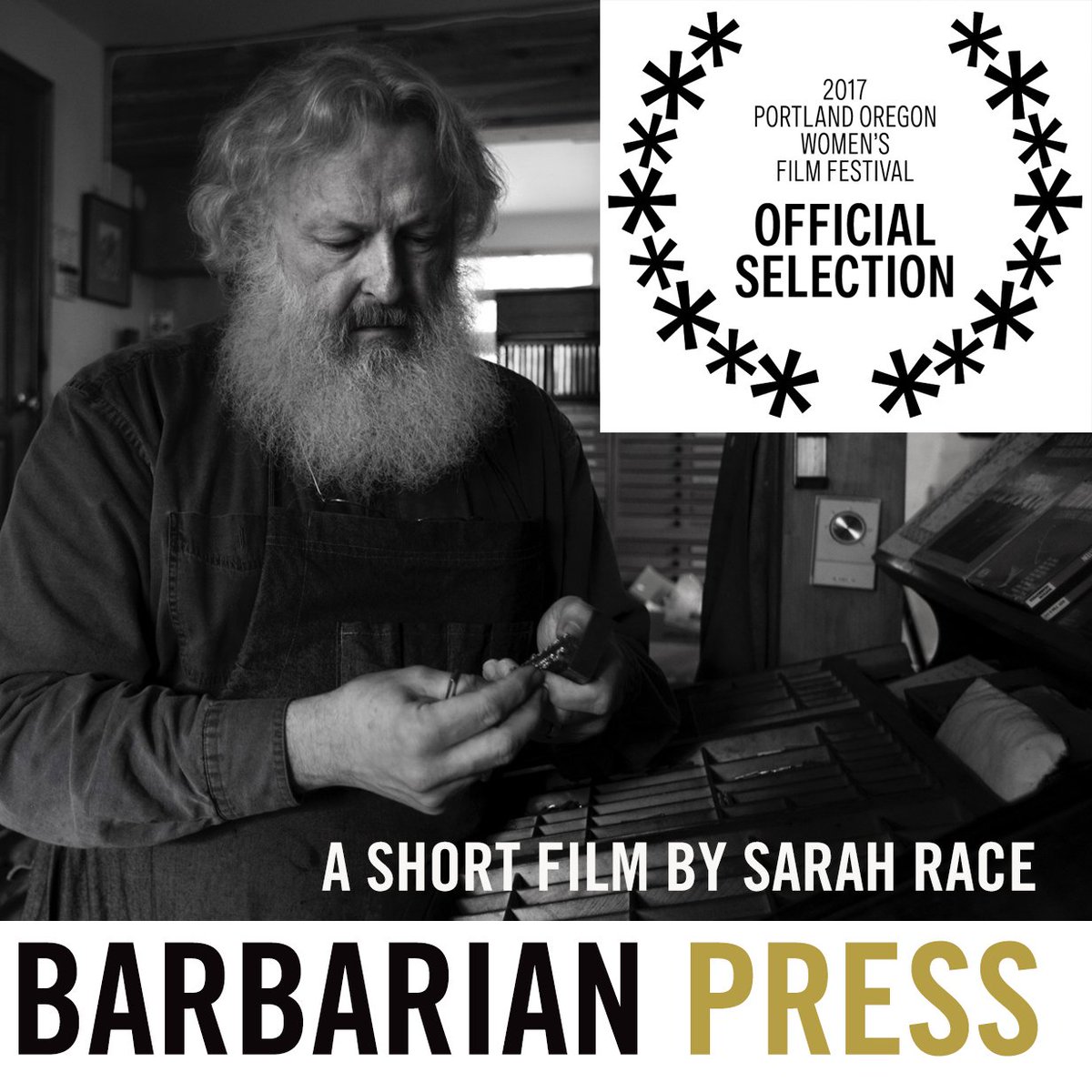 Driving to PDX #barbarianpress my short film will be screening at <a href="/POWFest/">POWFest</a> on Sunday get tickets: bit.ly/2mQK2J8 #letterpresspdx