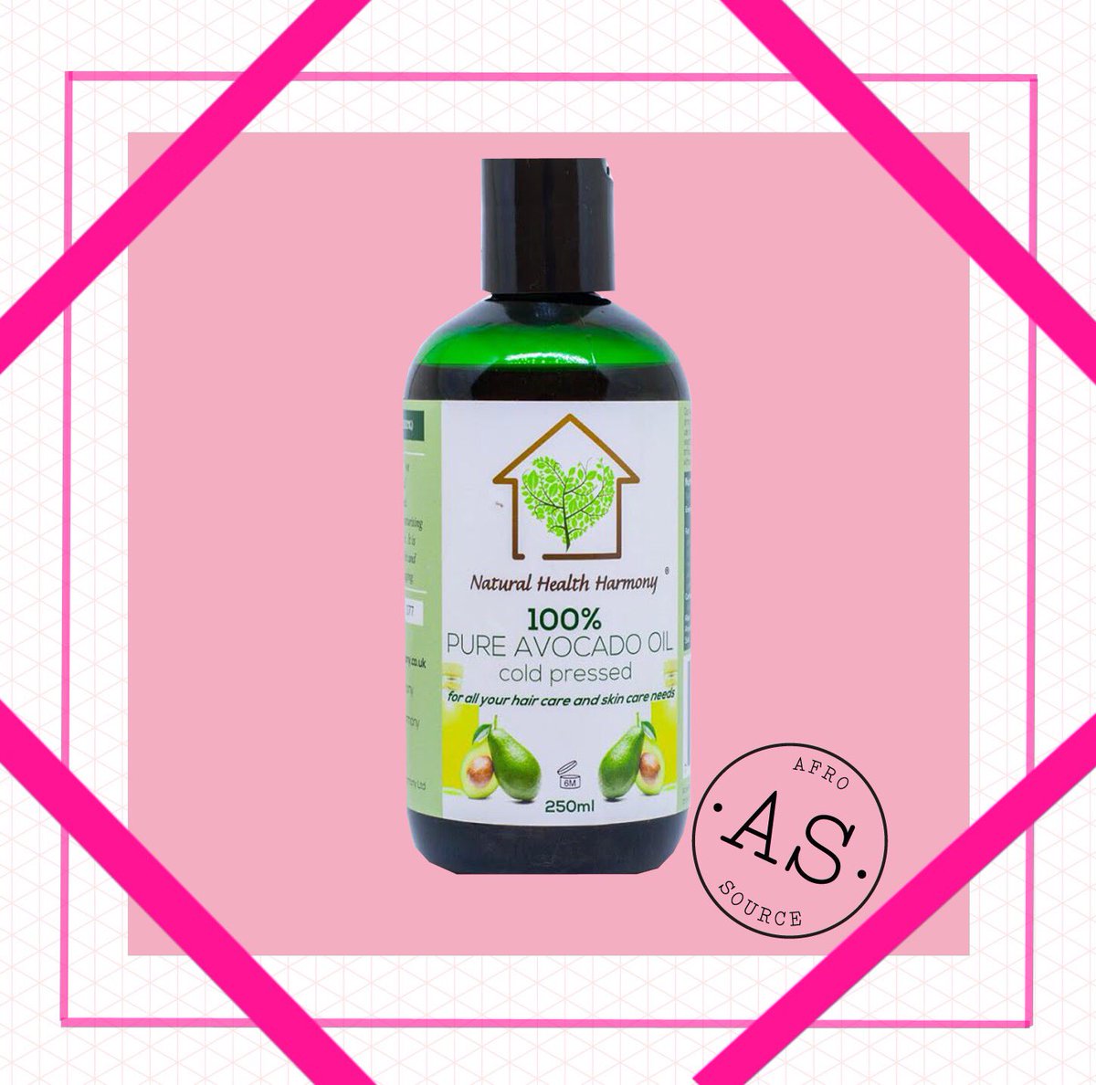 afrosource's tweet image. Shop @natural_health_harmony amazing avocado oil today at afrosource.co.uk