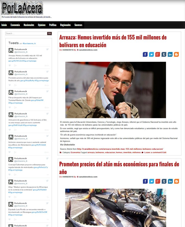 rivvgs7's tweet image. Si quieres tener su #periodico en linea? diseñado y hospedado con @SISEGRA en tinyurl.com/y37unktp