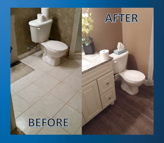 SupremeRestore's tweet photo. Does your #bathroom need to be redone after a flood or mould problem? We've got you covered! #BeforeAfterPhoto #PropertyRestoration https://t.co/No2O9oVSbZ