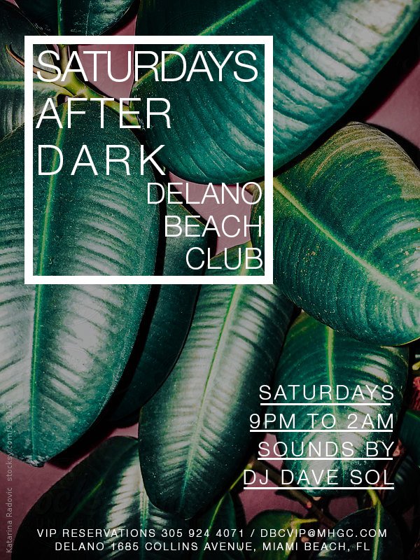 Let's have some fun at <a href="/DelanoBeachClub/">Delano Beach Club</a> 🎉 #SaturdaysAfterDark