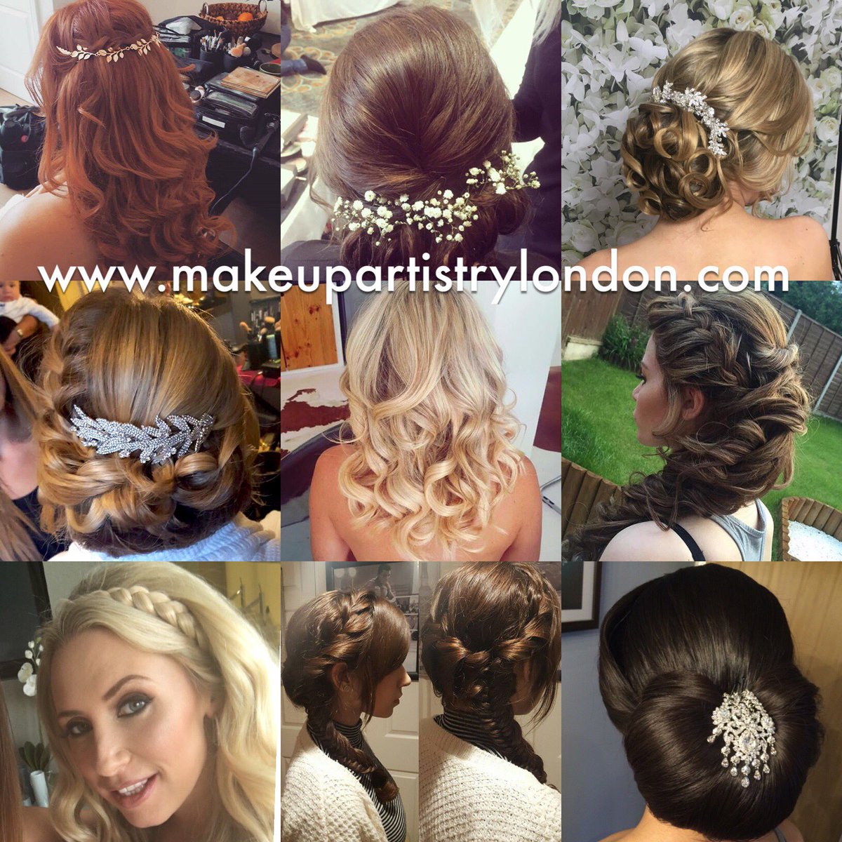 A selection of Bridal &amp; occasion hair by our very talented team 💋👰🏼📸💕 #londonhairstylist #hertshairstylist #essexhairstylist #bridalhair