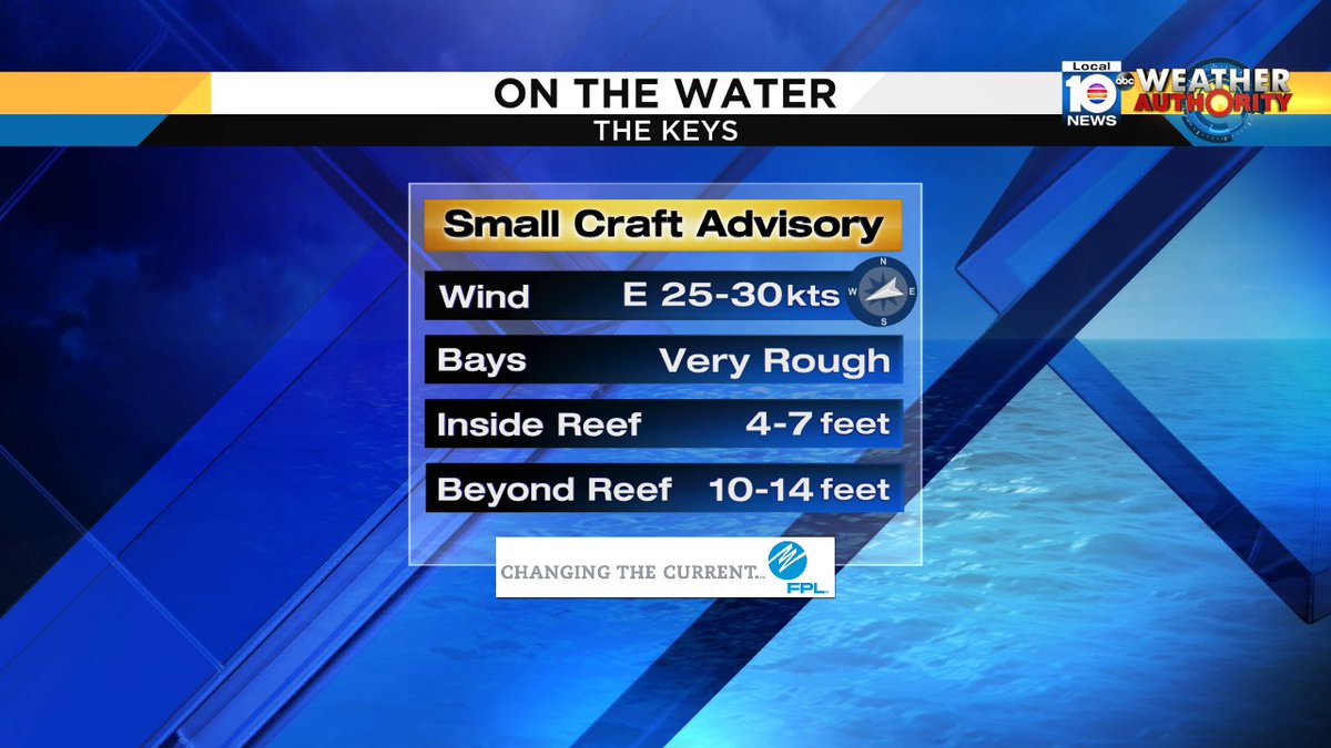 Dangerous boating conditions tomorrow in the Keys https://t.co/q1l4dRwNtQ