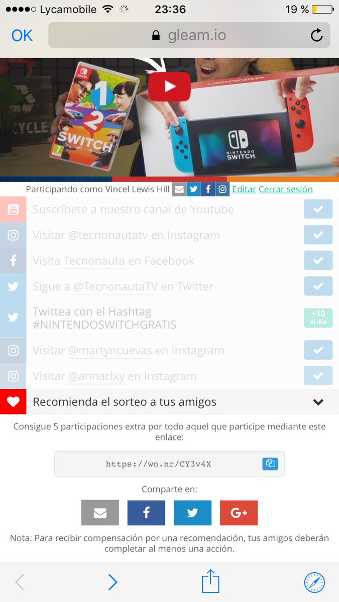 The_Viincel's tweet image. Participando al 100% en el sorteo #NINTENDOSWITCHGRATIS