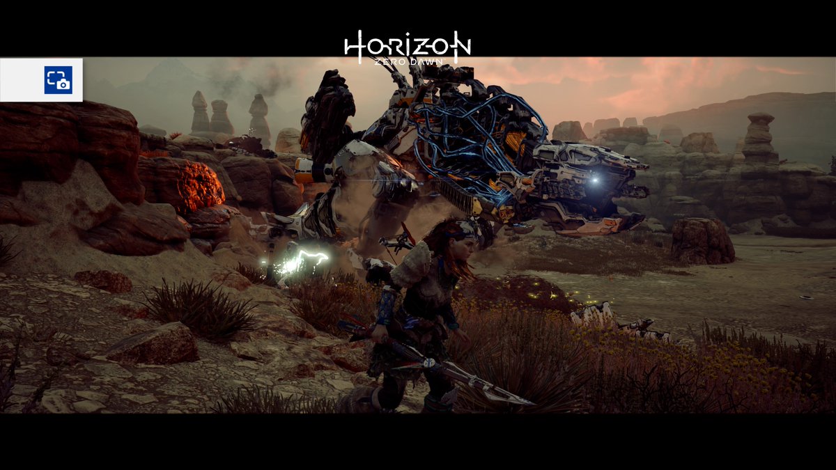 Zychu02's tweet photo. Me and my little pet #HorizonZeroDawn #PS4share https://t.co/aJqWbDj0ib