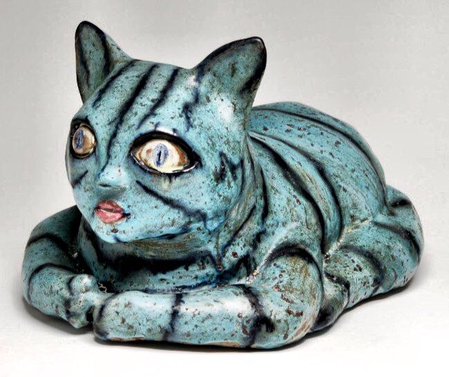 WhosKateStrange's tweet photo. #Cat and kitten - Beatrice Wood https://t.co/ZVTECW2cqx