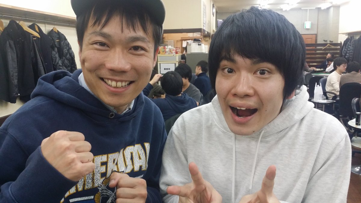 キサラギ上野 V Twitter 次のシンケンクンこんな感じなのでよろしくお願いします ３月２２日 水 開場１９ ００ 開演１９ ３０ 中野ｖスタジオ １０００円 写真は全然関係ないですが先日芸人を辞めたろっくまんのジョージさんと麻雀した時の ジョージさんの一人勝ち