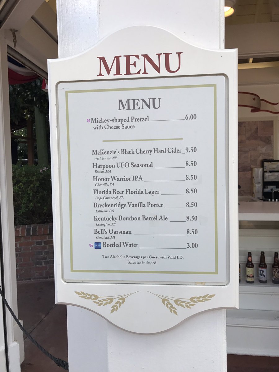 Stop by USA 🇺🇸at Epcot Flower &amp; Garden for a #Breckenridge #VanillaPorter!!