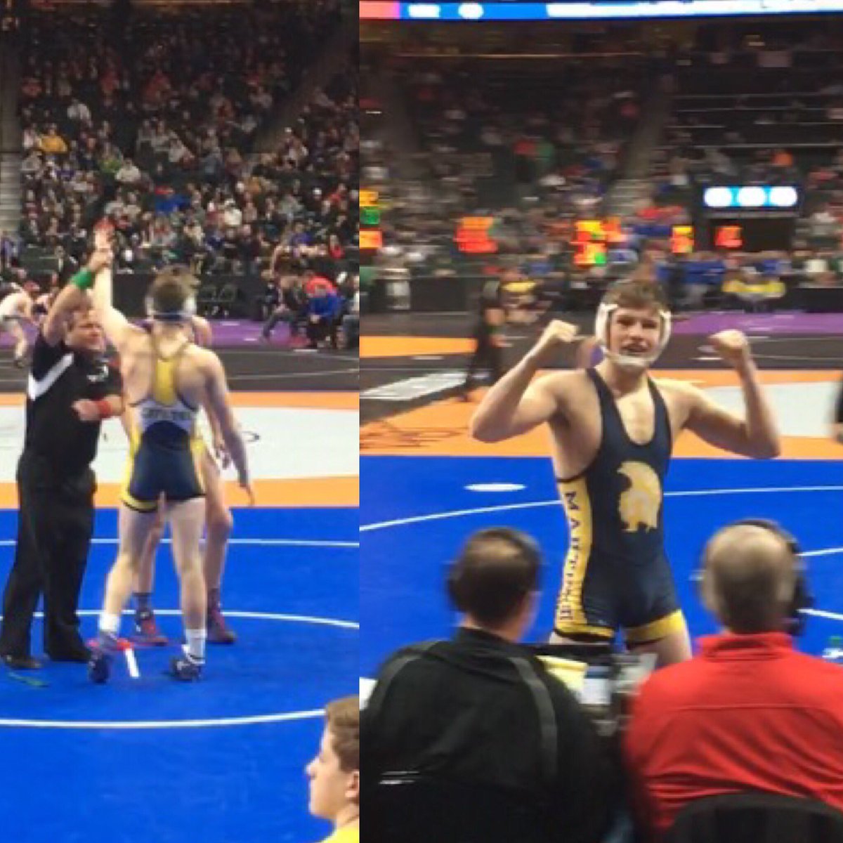 <a href="/Studentsect15/">Maht StudentSections</a> Hey! What about Senior Evan Lawrence? He has wrestled his way to at least 6th place today. On his way to 3rd. Let's Go!