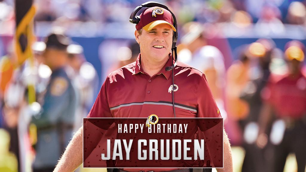 #  Happy Birthday Jay Gruden 