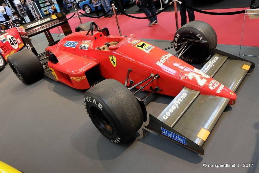 NoSpeedLimit_it's tweet photo. #antwerpclassicsalon 2017 #ferrariformula1 #ferrari8788c 1987 #gerhardberger #michelealbor… https://t.co/3X0t4pAMhI https://t.co/xtKKRzW0AN