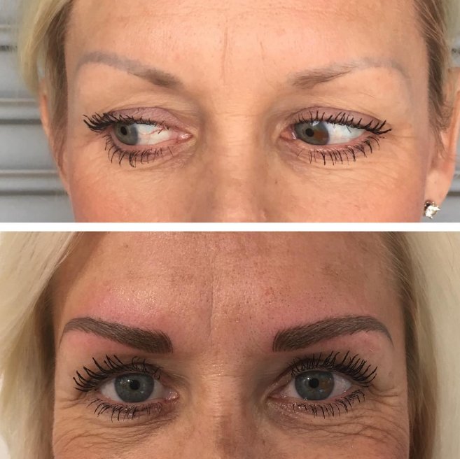 Msbrowsaz's tweet image. Check out the final retouch of this existing tattoo cover.  My beautiful client now has her #wakeupmakeup perfected and ready to go! #brows